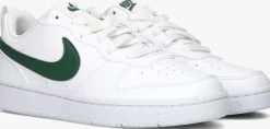 witte nike lage sneakers court borough low recraft (gs)