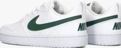 witte nike lage sneakers court borough low recraft (gs)