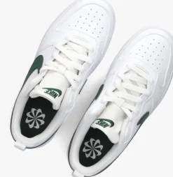 witte nike lage sneakers court borough low recraft (gs)