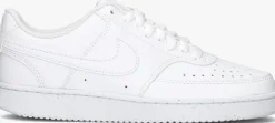 witte nike lage sneakers court vision low wmns