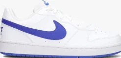 witte nike lage sneakers court borough low recraft