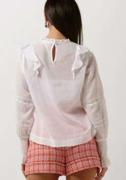 witte notre-v blouses voile blouse