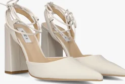 witte notre-v sandalen met hak 27105