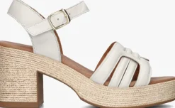 witte notre-v sandalen met hak as-2000