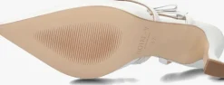 witte notre-v sandalen met hak 2722