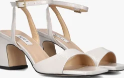 witte notre-v sandalen met hak 22304