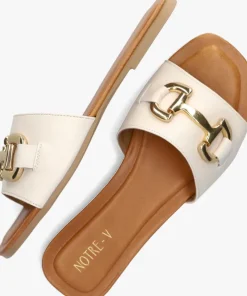 witte notre-v slippers 886l