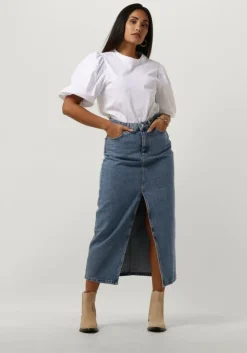 witte notre-v t-shirt nv-dolf puff sleeve top