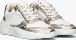 witte nubikk lage sneakers roque road wave k