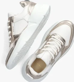 witte nubikk lage sneakers roque road wave k