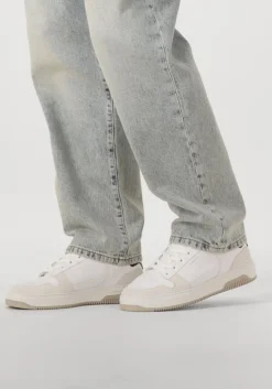 witte nubikk lage sneakers basket court