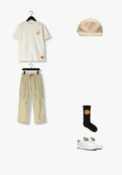 witte nubikk lage sneakers basket court jr