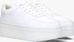 witte nubikk lage sneakers bayou platform