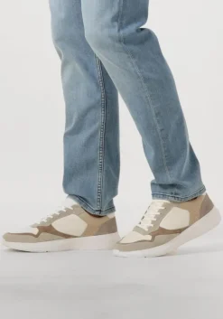 witte nubikk lage sneakers rock road wave