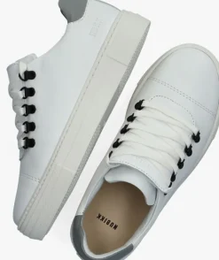 witte nubikk lage sneakers jagger classic jr