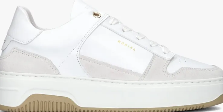 witte nubikk lage sneakers basket court dames