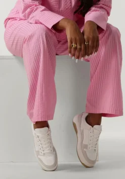 witte nubikk lage sneakers basket court dames