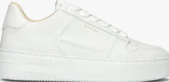 witte nubikk lage sneakers basket cole