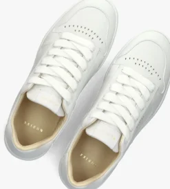 witte nubikk lage sneakers basket cole