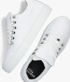 witte nubikk lage sneakers jagger classic