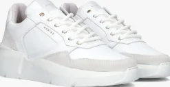 witte nubikk lage sneakers roque road wave