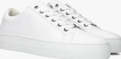 witte nubikk lage sneakers jagger pure