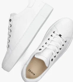 witte nubikk lage sneakers jagger pure
