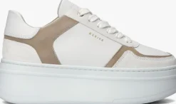 witte nubikk lage sneakers bayou platform