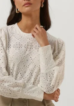witte object blouses objfeodora l/s top noos