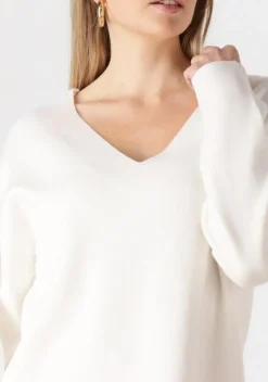 witte object trui objreynard v-neck pullover