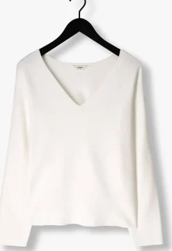 witte object trui objreynard v-neck pullover