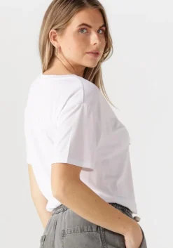 witte object t-shirt objannie re s/s v-neck top
