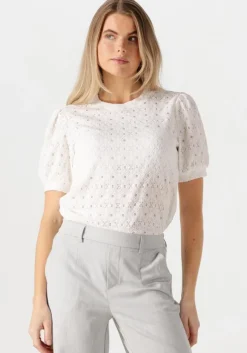 witte object t-shirt objlaila s/s re top