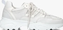 witte omoda lage sneakers alicia 402-g