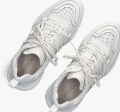 witte omoda lage sneakers alicia 402-g
