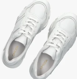 witte omoda lage sneakers kady fat 410