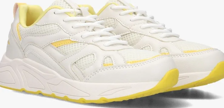 witte omoda lage sneakers jazz