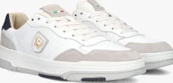 witte pantofola d'oro lage sneakers scudo