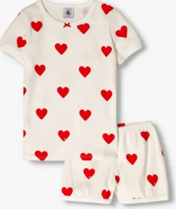 witte petit bateau pyjama's a00kg pyjacourt