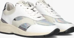 witte piedi nudi lage sneakers zerba 02.10
