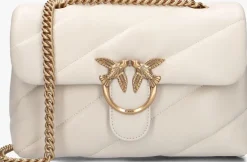 witte pinko schoudertas love puff classic