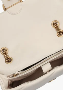 witte pinko schoudertas love puff classic