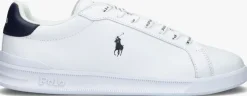 witte polo ralph lauren lage sneakers hrt court ii