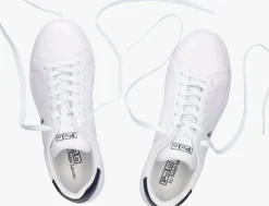 witte polo ralph lauren lage sneakers hrt court ii