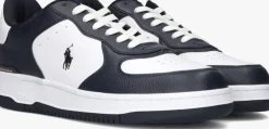 witte polo ralph lauren lage sneakers mastercourt