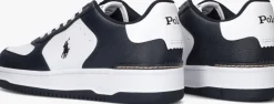 witte polo ralph lauren lage sneakers mastercourt