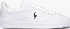 witte polo ralph lauren lage sneakers hrt aera pp low top lace