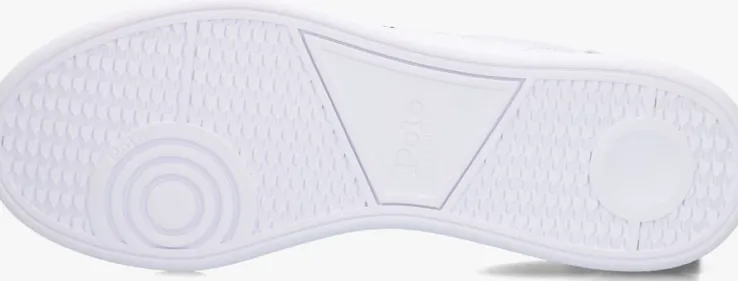 witte polo ralph lauren lage sneakers hrt aera pp low top lace