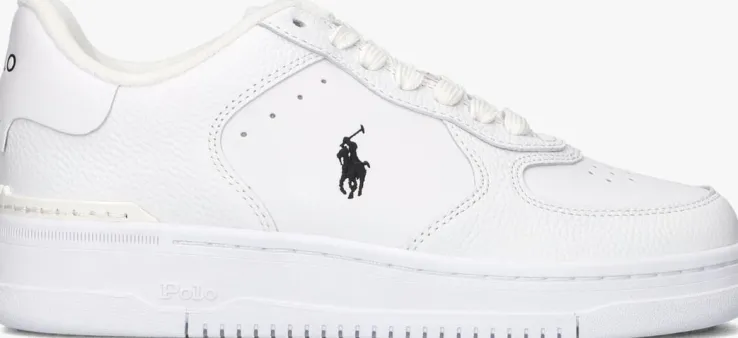 witte polo ralph lauren lage sneakers masters crt d