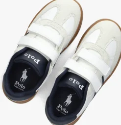 witte polo ralph lauren lage sneakers heritage court lll ez t-toe